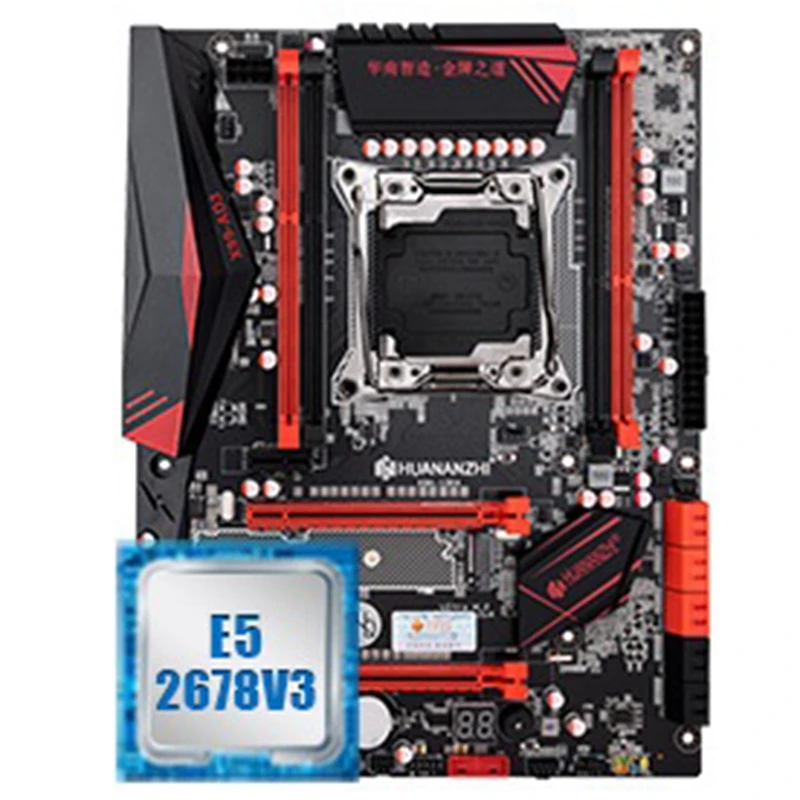 Материнская плата HUANANZHI X99 с разъемом M.2 NVMe со скидкой материнская ЦП Xeon E5 2678 V3 RAM