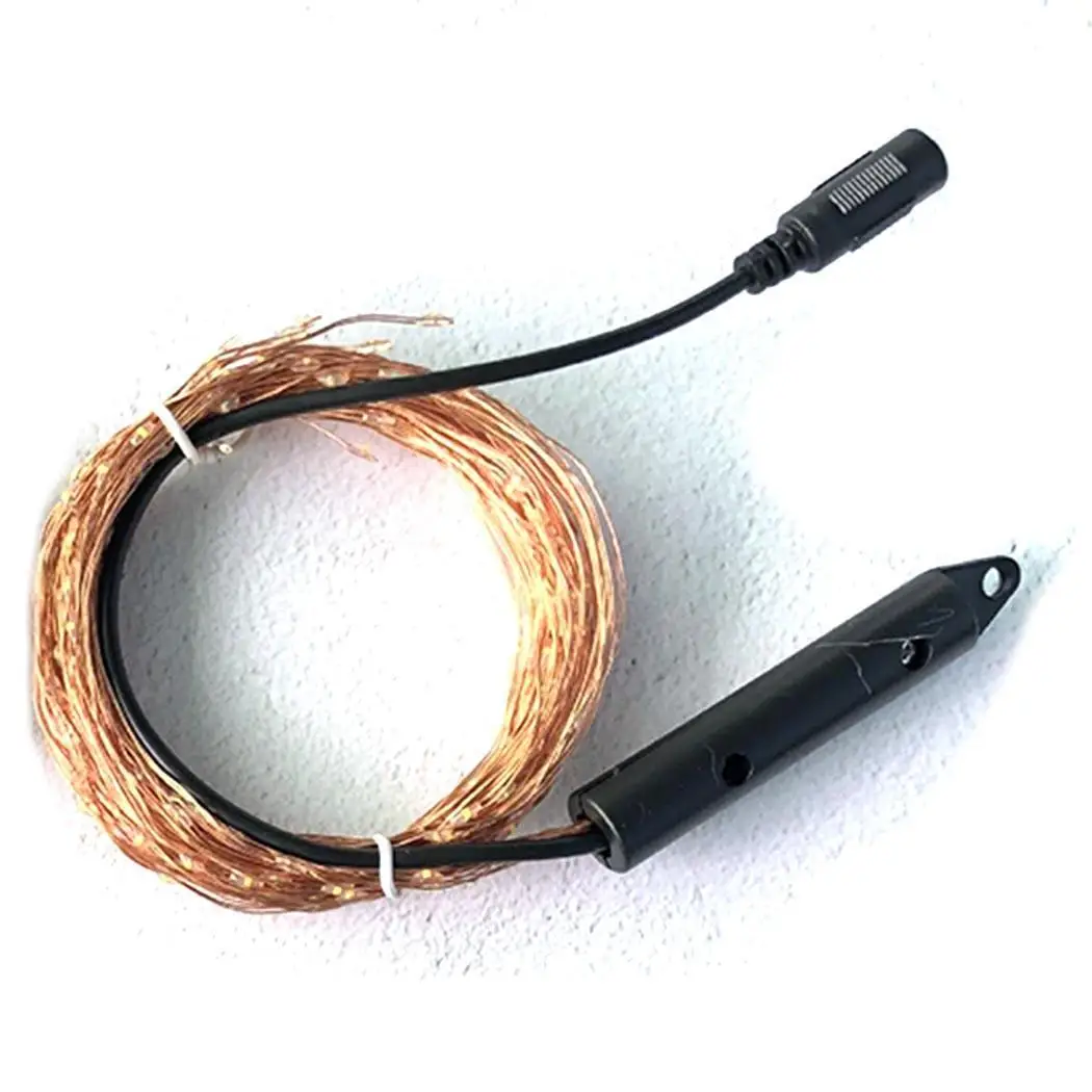 Открытый 200 светодиодный медный провод филиал 360 градусов 3AA IP22 корпус батареи