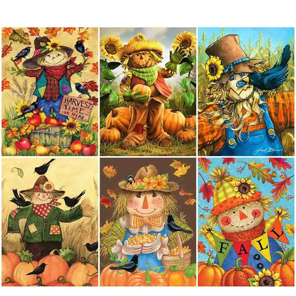 Алмазов картина 5D мультфильм пугало &quotсделай сам&quot сортировать по номеру