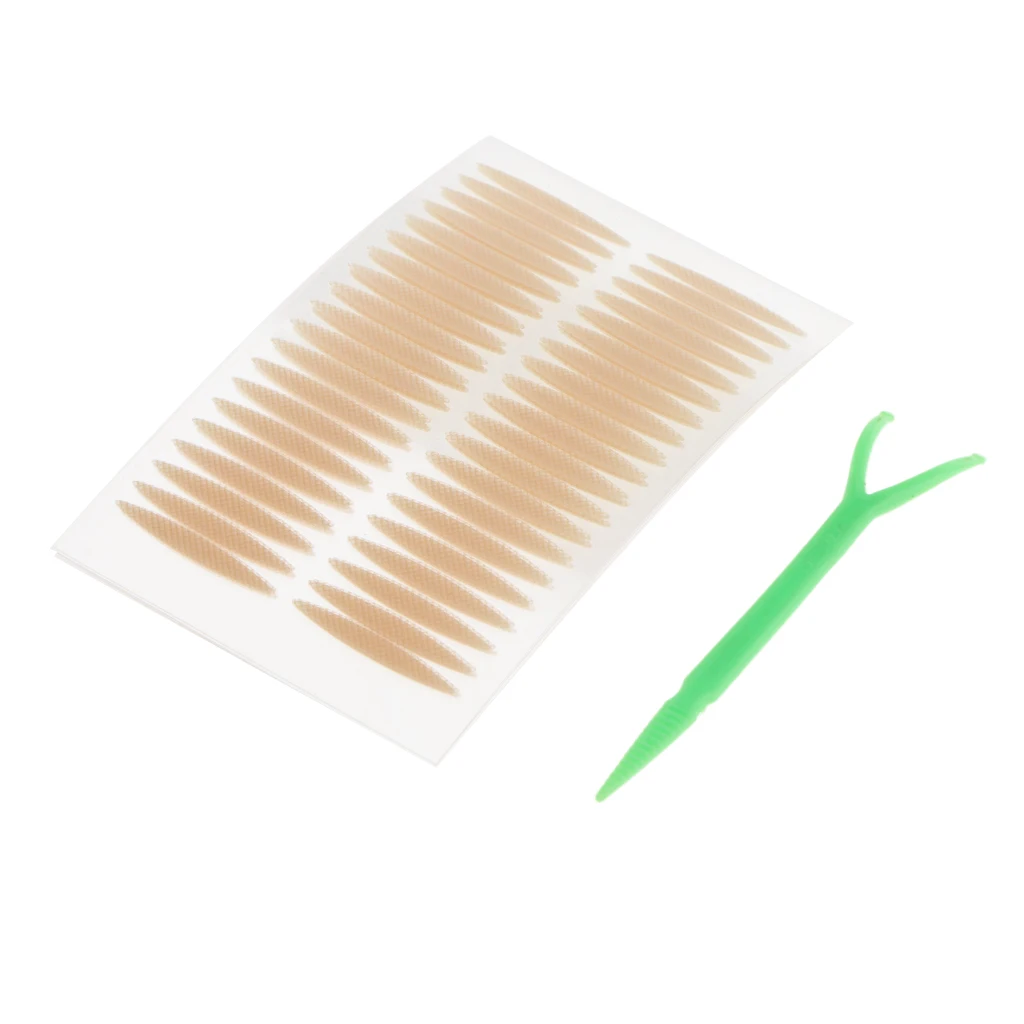 

200x Invisible Fiber Lace Double Eyelid Lift Strips Tape Adhesive Stickers