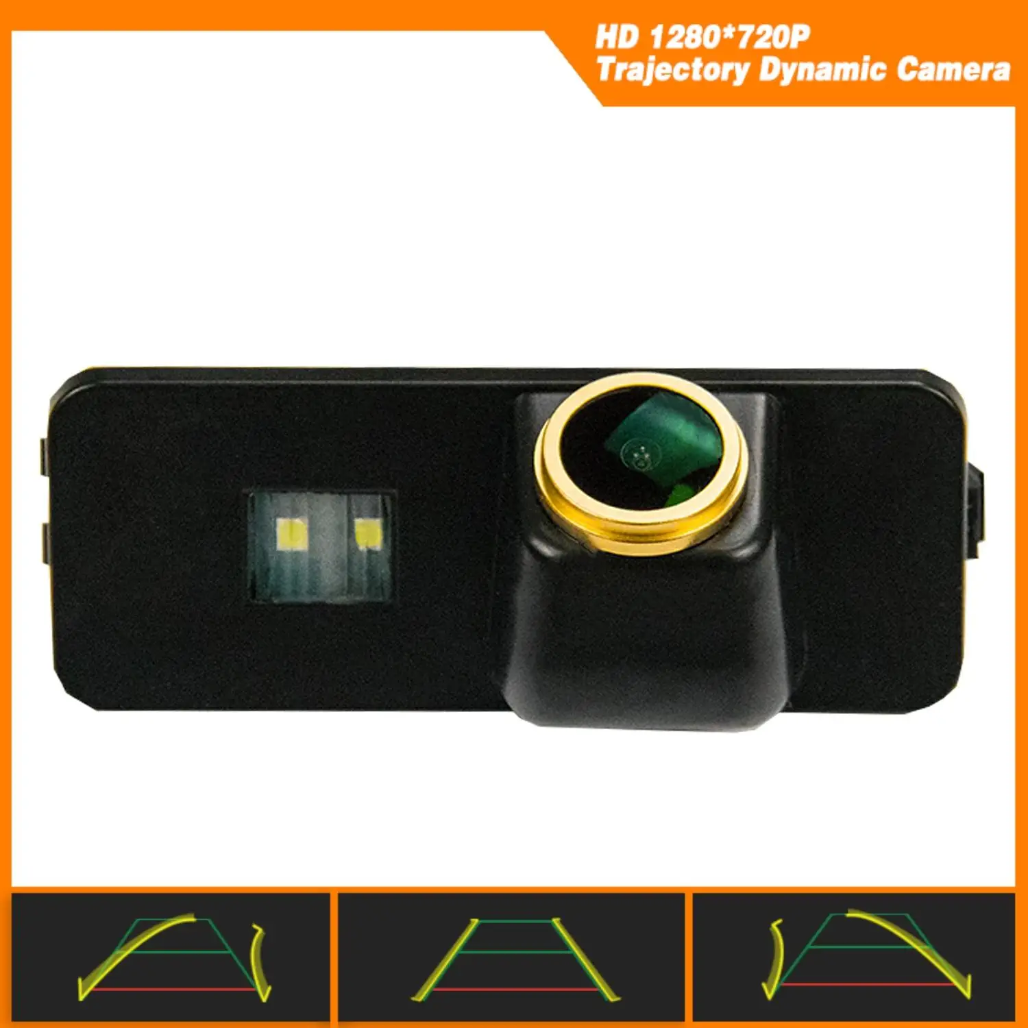 

Trajectory Dynamic Parking Line Rear Camera for EOS, Golf V MK5, Passat B7 CC, Golf VI MK6 Robust Seat LEON Altea Skoda Superb I