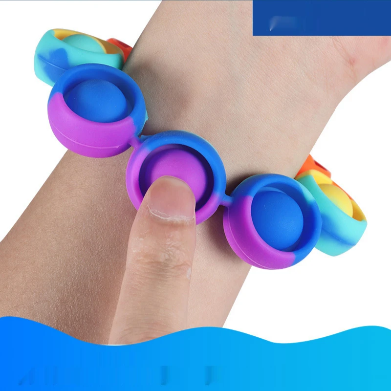 

Пионерский браслет грызунов, радужная пузырьковая музыка, детская игрушка-сдавливатель, антистресс, игрушки для взрослых и детей A16