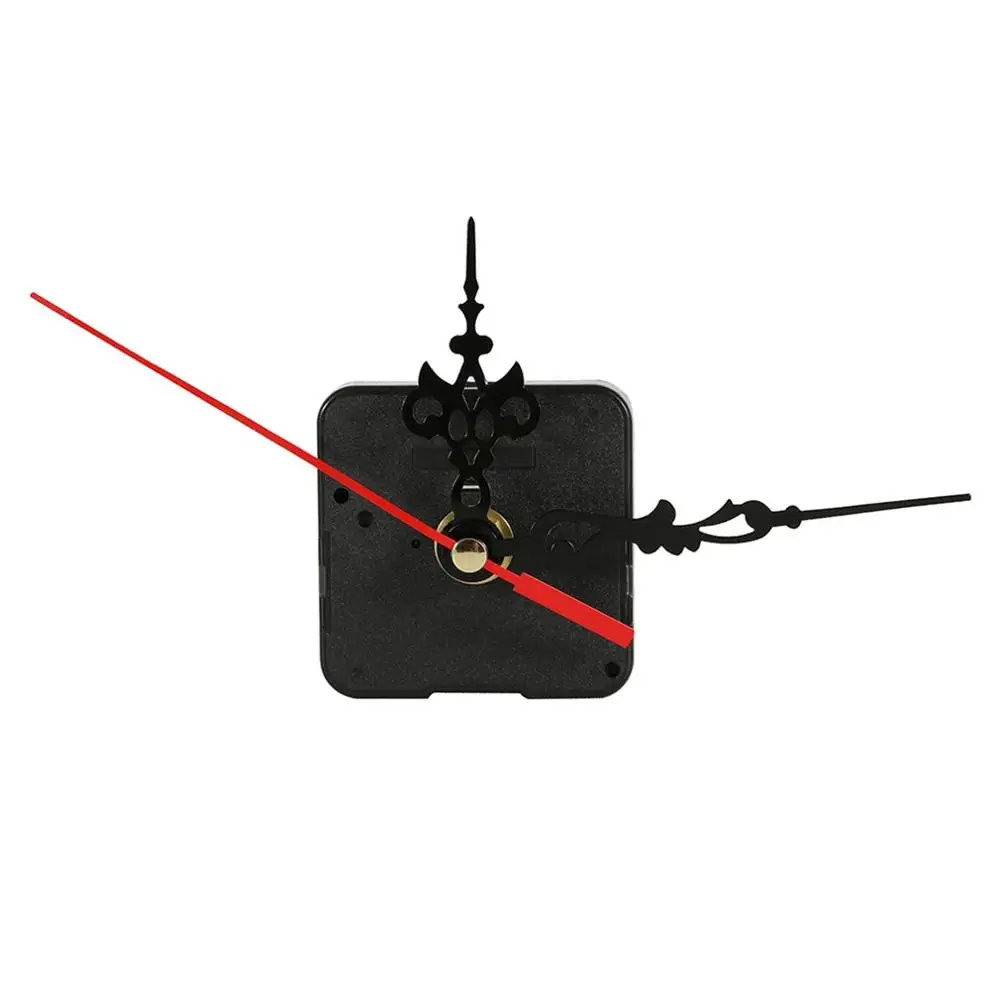 1 комплект бесшумные настенные часы кварцевый механизм черный красный DIY