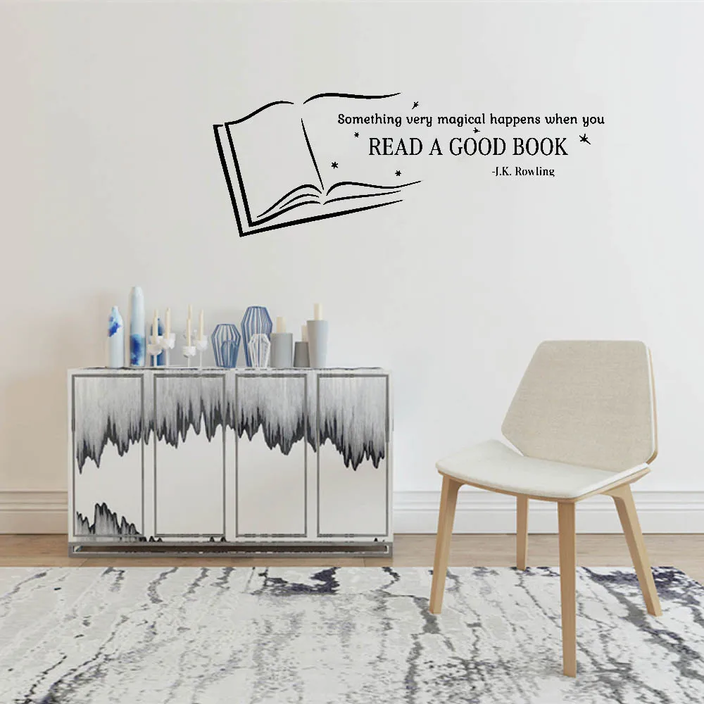 

Inspirational Quotes Read A Good Book Wall Decal Home For School Library Classroom Art Mural Wall Decor Vinyl Sticker ov569