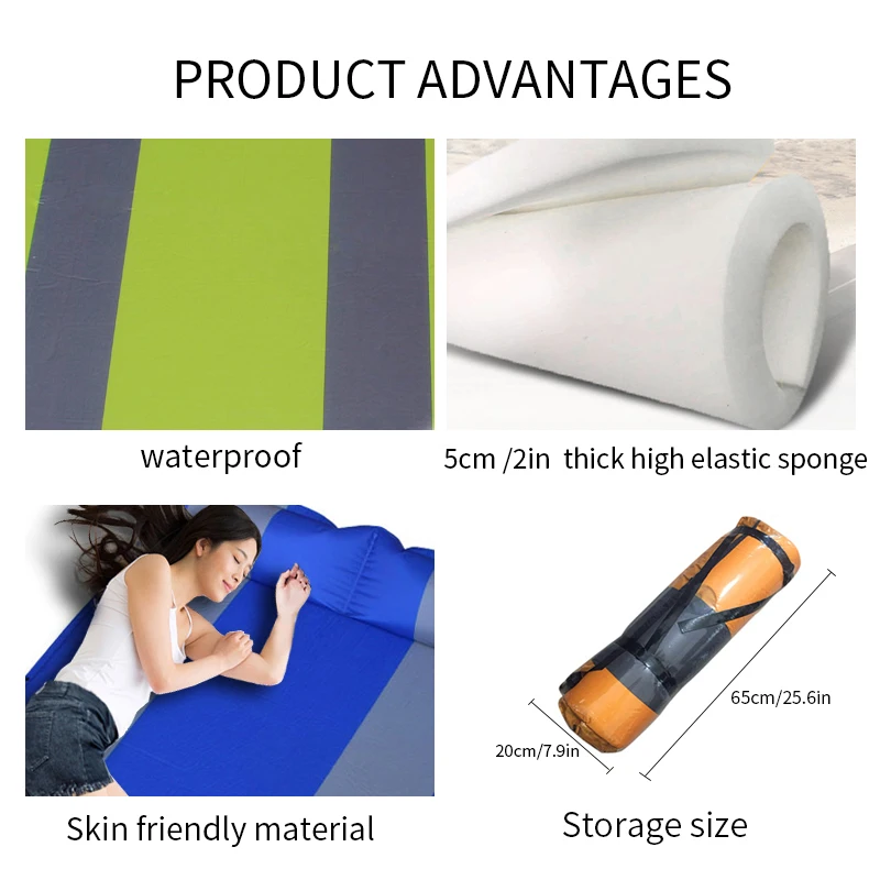 Матрас-автомат для авто многофункциональный коврик сна походов и отдыха на