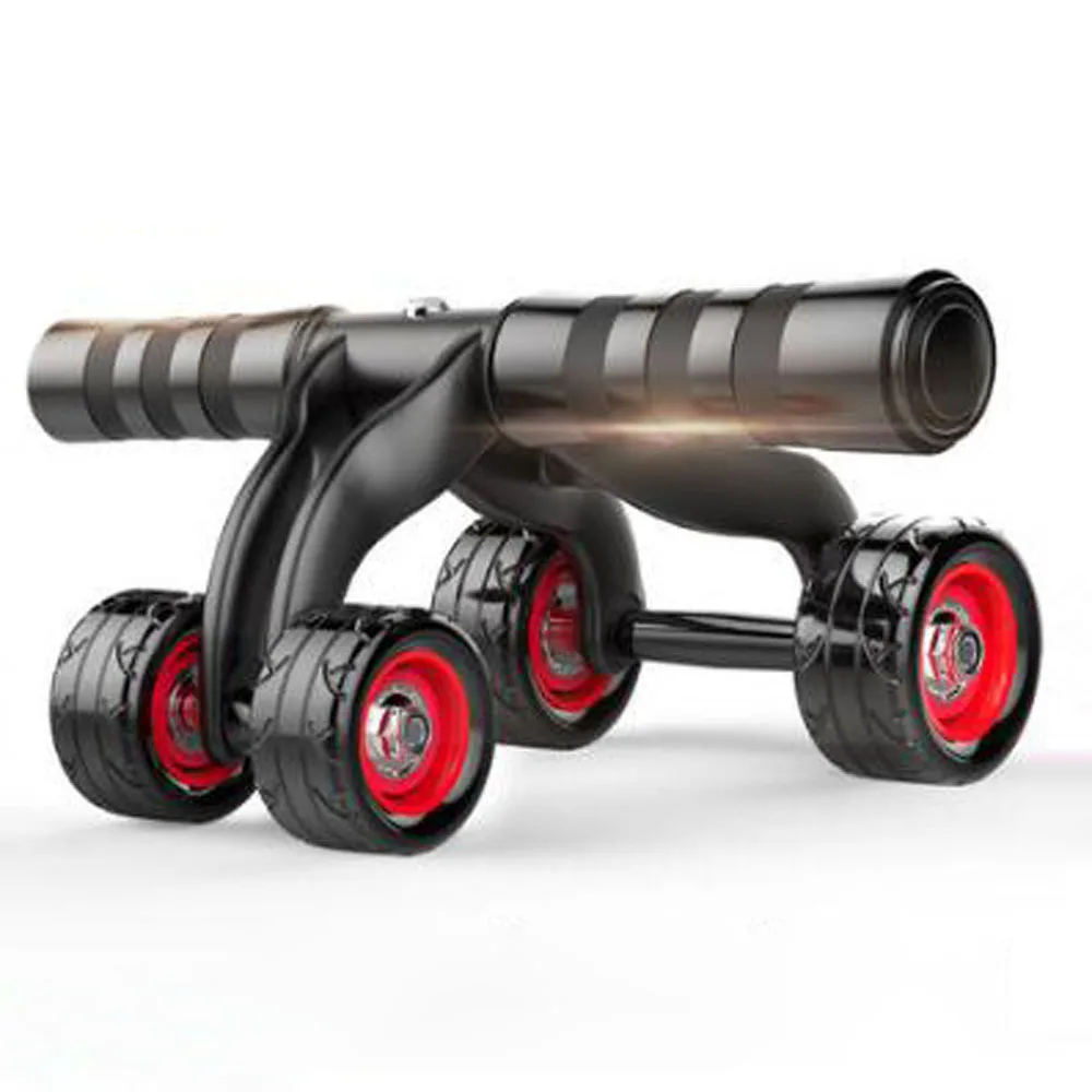 Оборудование для тренировки мышц домашний фитнес четыре колеса брюшное колесо