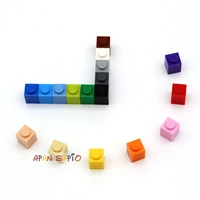 1000pcs 1x1 dots diy building blocks thick figures bricks educational size compatible with 3005 plastic toys for children