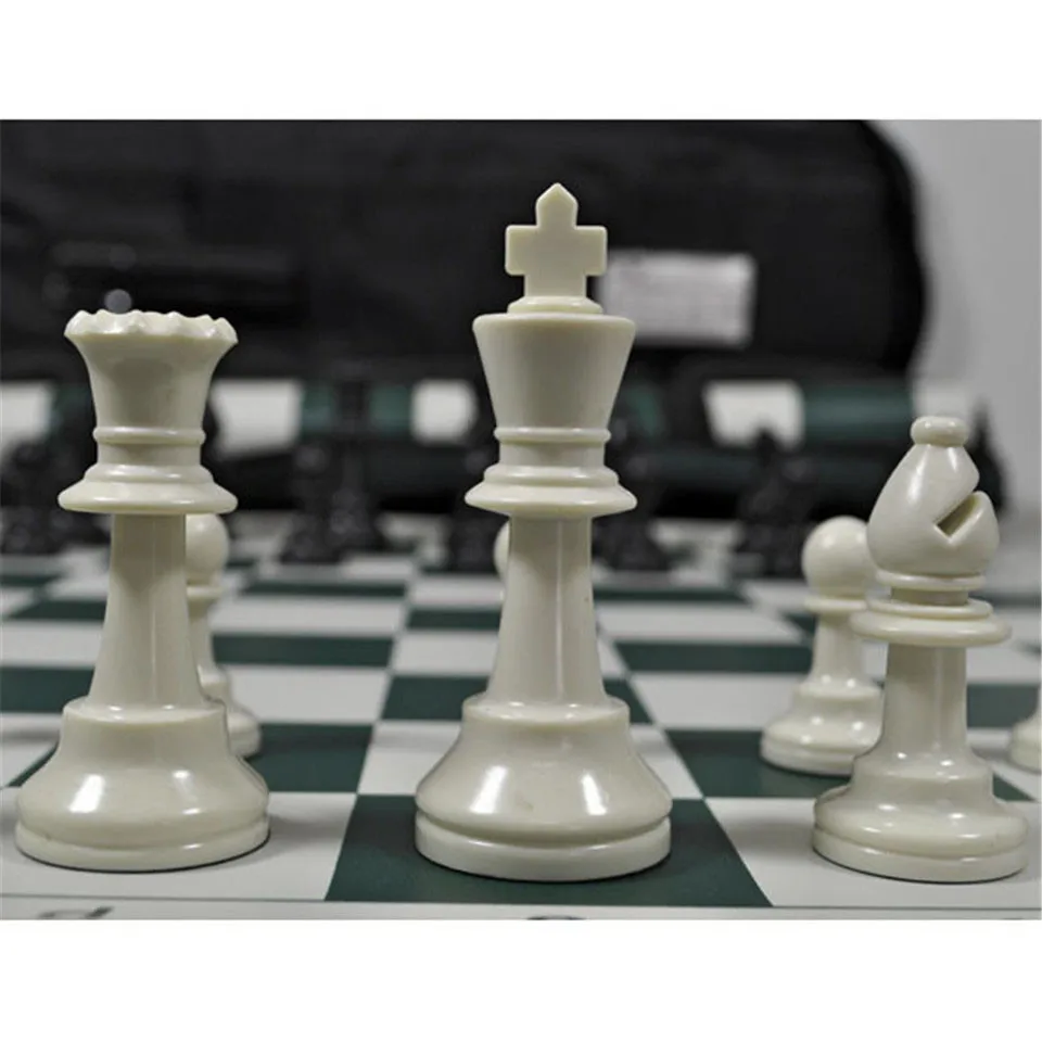 Пластиковые шахматные фигуры 32 шт. шахматный набор King Height 49/64/75/95 мм игры
