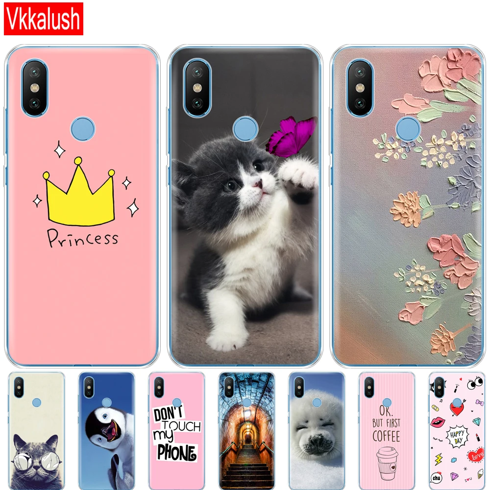 Чехол для мобильного телефона Xiaomi Mix 2 S мягкий силиконовый чехол из ТПУ Mi задняя