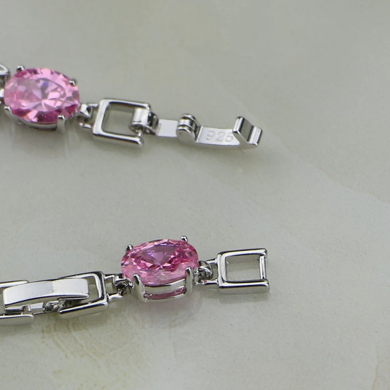 Ювелирные изделия из стерлингового серебра 925 пробы мистический розовый