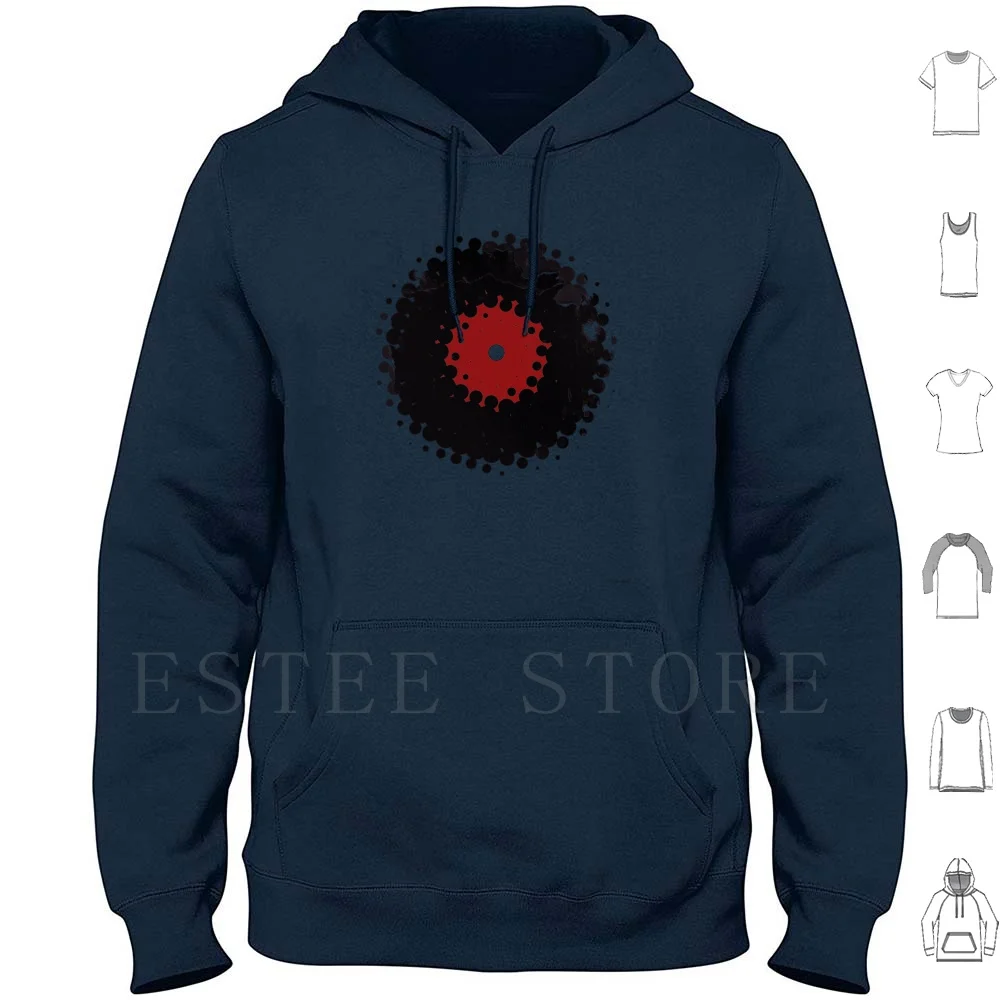 Grunge Vinyl Records Retro Vintage 50'S Style Hoodies Long Sleeve Vinyl Records Retro Vintage 50S Style Vintage
