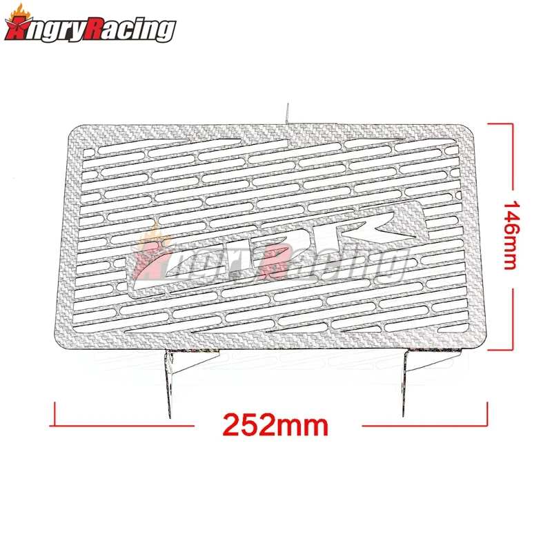 Защитная крышка для решетки радиатора мотоцикла из нержавеющей стали Honda CBR 250 R