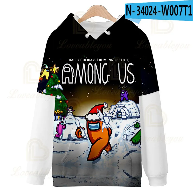 

Casual Sweatshirt for Boys Girls Hoodie Baby Boys Clothes Kids Sweatshirt Among Us Toddler Child Clothes Fall Hooded