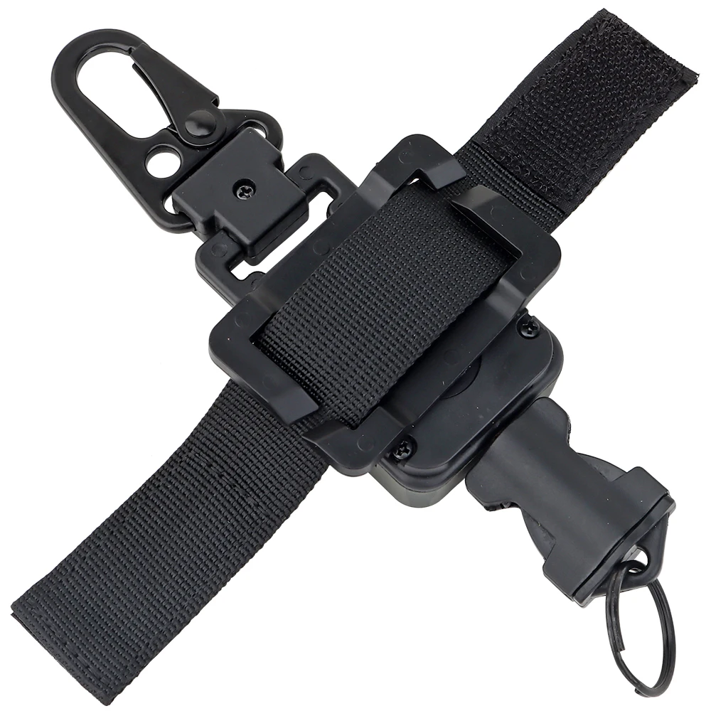 

Anti-Theft Telescopic Buckle Retractable Keychain Landyard Belt Pistol Landyard EDC Tool Coil Rope Keychain Accessories