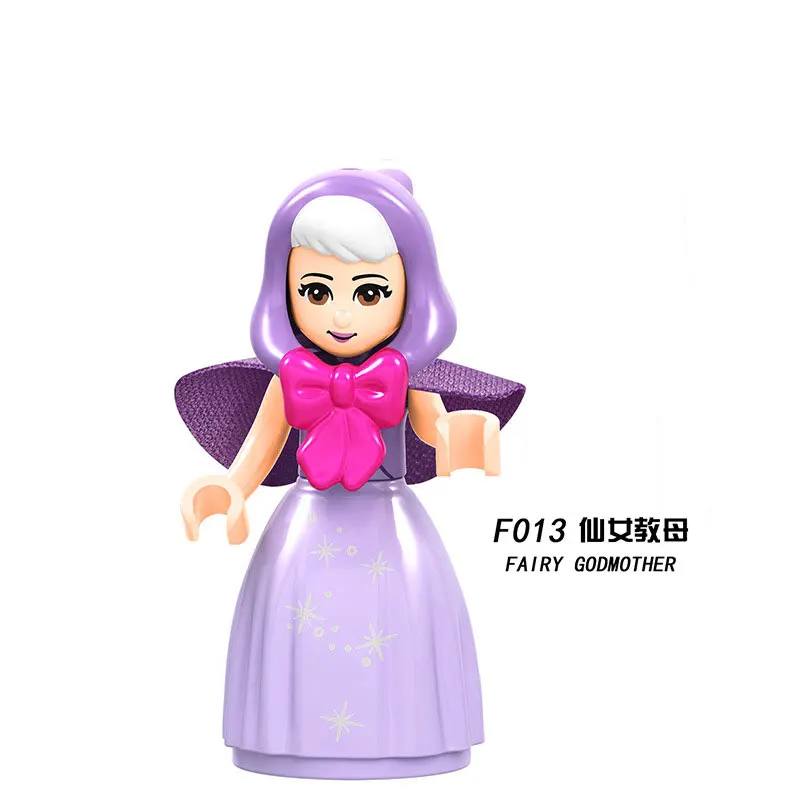Disney Frozen Friends Анна Эльза Ариэль Золушка Принцесса строительные блоки игрушки для
