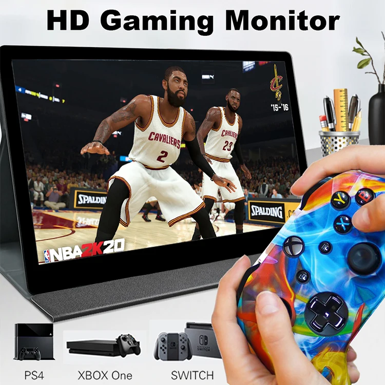 

Hot sales 13.3 inch HDR Gaming Monitor IPS 10-Point Touch USB C HD MI Portable Monitor