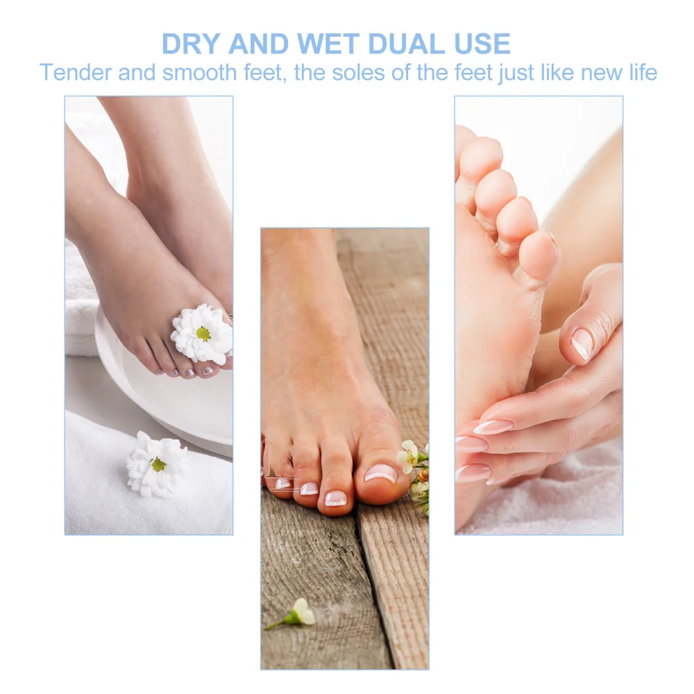 

3pcs Double Sided Foot File Rub Foot Scraping Plate Foot Calluses Scrubber