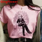 Топ Ouma Kokichi Danganronpa Mikan Tsumiki, летние мужские топы, белая футболка для пары, Повседневная футболка ulzzang kawaii ulzzang