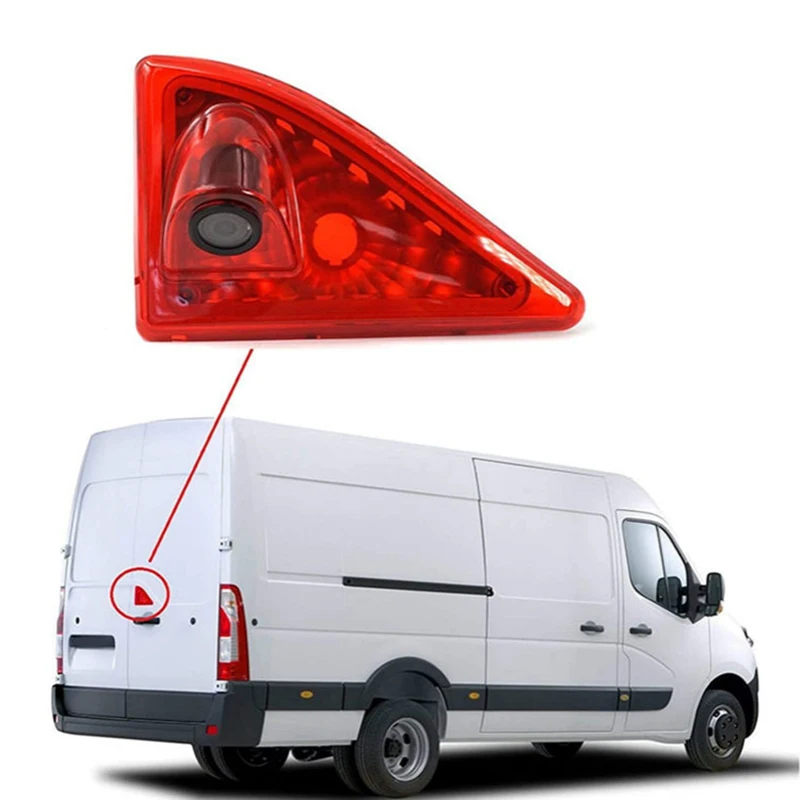 

Car Reverse Backup Rear View Camera Brake Light 3RD Night Vision for Renault Master Nissan NV400 Opel Movano 2010-2016