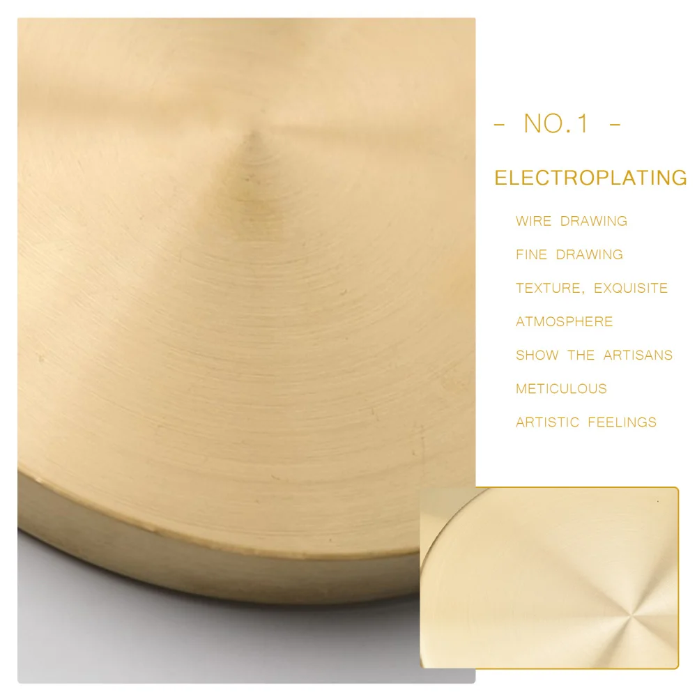 Поднос металлический для хранения тортов круглый поднос золотого цвета из