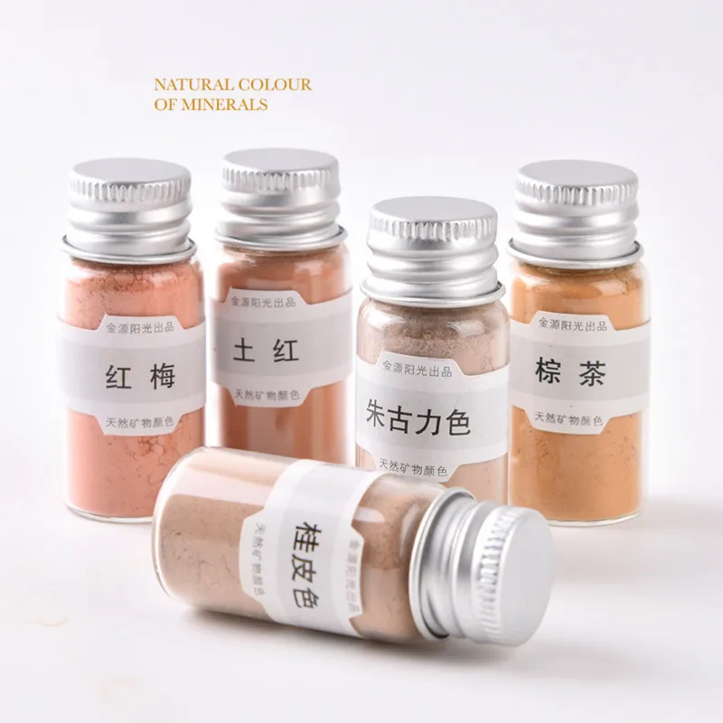 10 г бутылка натурального минерального пигмента почвы Красного шоколада корицы