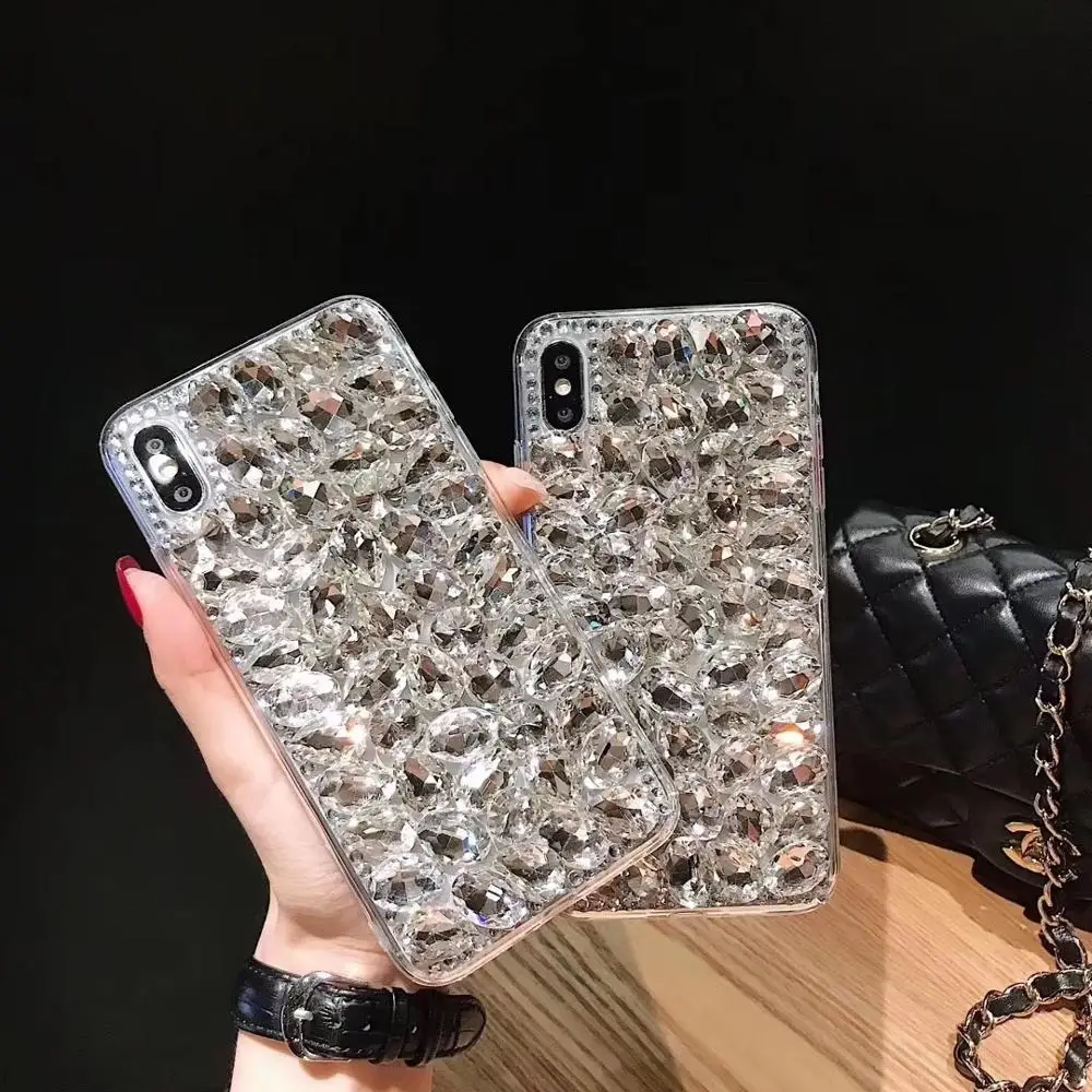 Алмазный блестящий чехол для iPhone 7 8 Plus с кристаллами XR XS MAX 11 12 Pro Max ресторана