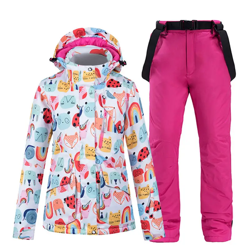 -30 ярких женских зимних костюмов одежда для сноуборда зимний костюм уличная