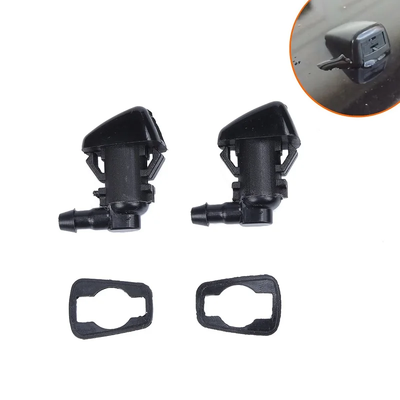 

2pcs Windshield Wiper Washer Spray Nozzle For 11-17 Jeep Grand Cherokee 68260443AA