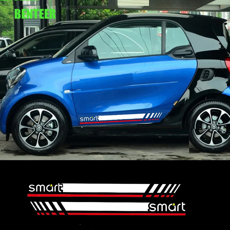 

Наклейки для кузова автомобиля Mercedes Benz Smart Fortwo, 2 шт.