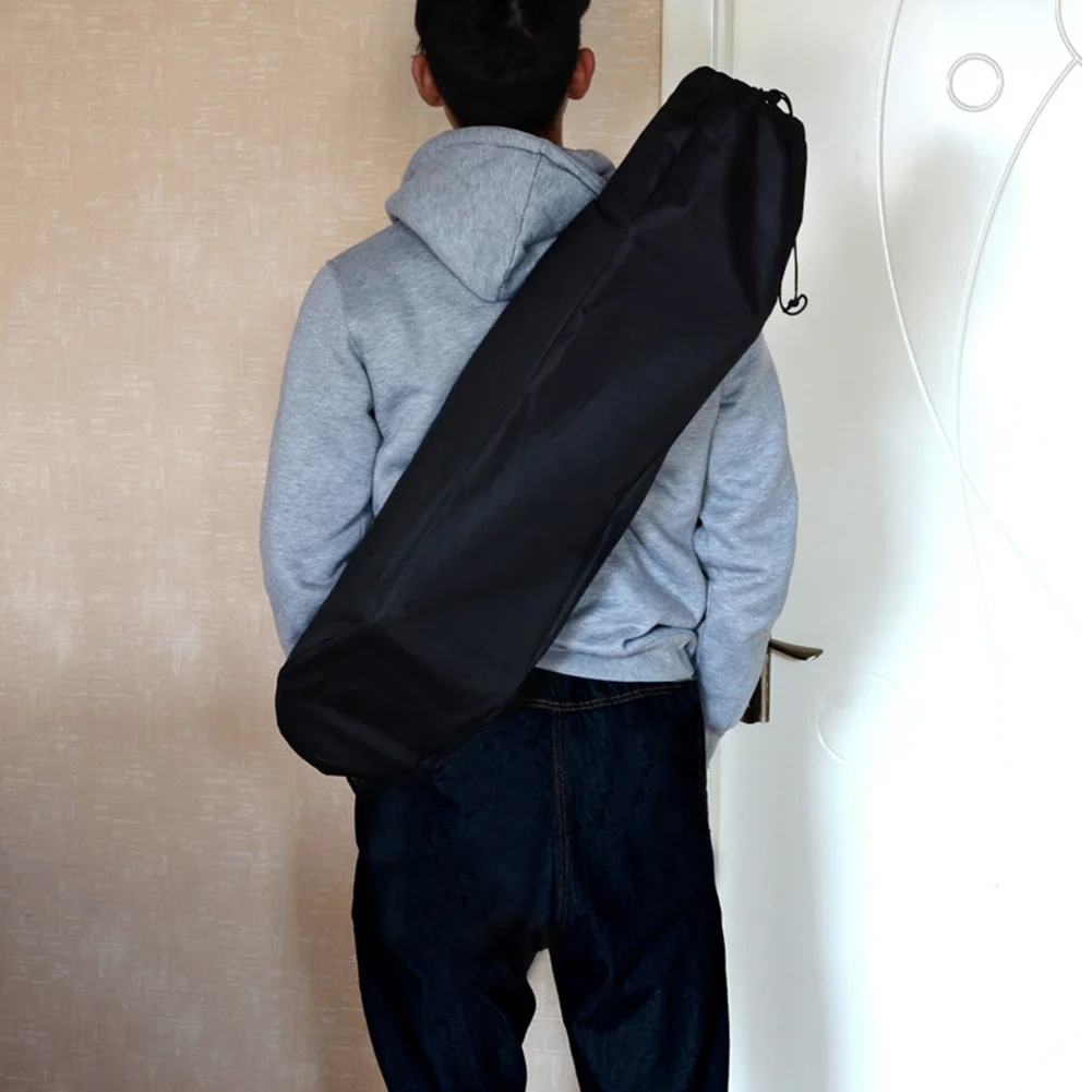 

Adjustable Shoulder Oxford Cloth Wear Resistant Longboard Cover Waterproof Solid Backpack Unisex Travel Skateboard Bag Black