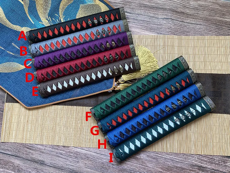 Ручка японского самурайского меча ручной работы 26 см набор кирсит цука/фучи