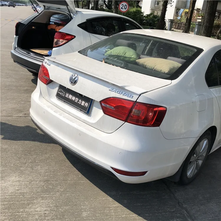 Спойлер для Volkswagen Jetta 2013-2018 спойлер Sagitar высокого качества из АБС-пластика заднее
