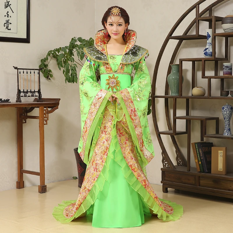 Yang Guifei with the same paragraph Wu Zetian performance clothing red photo costume costumes for singers women |
