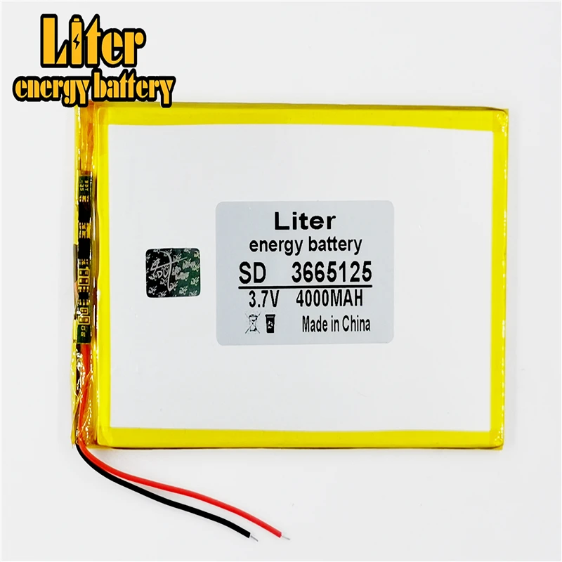 3 7 V 4000mah (полимерный литий ионный ') ионный' для 8 дюймов 9 дюймовый планшетный ПК