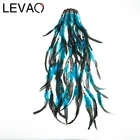 Женская заколка для волос с перьями LEVAO, богемная элегантная заколка для волос, волосы расчесывают шпилькой, ювелирные аксессуары