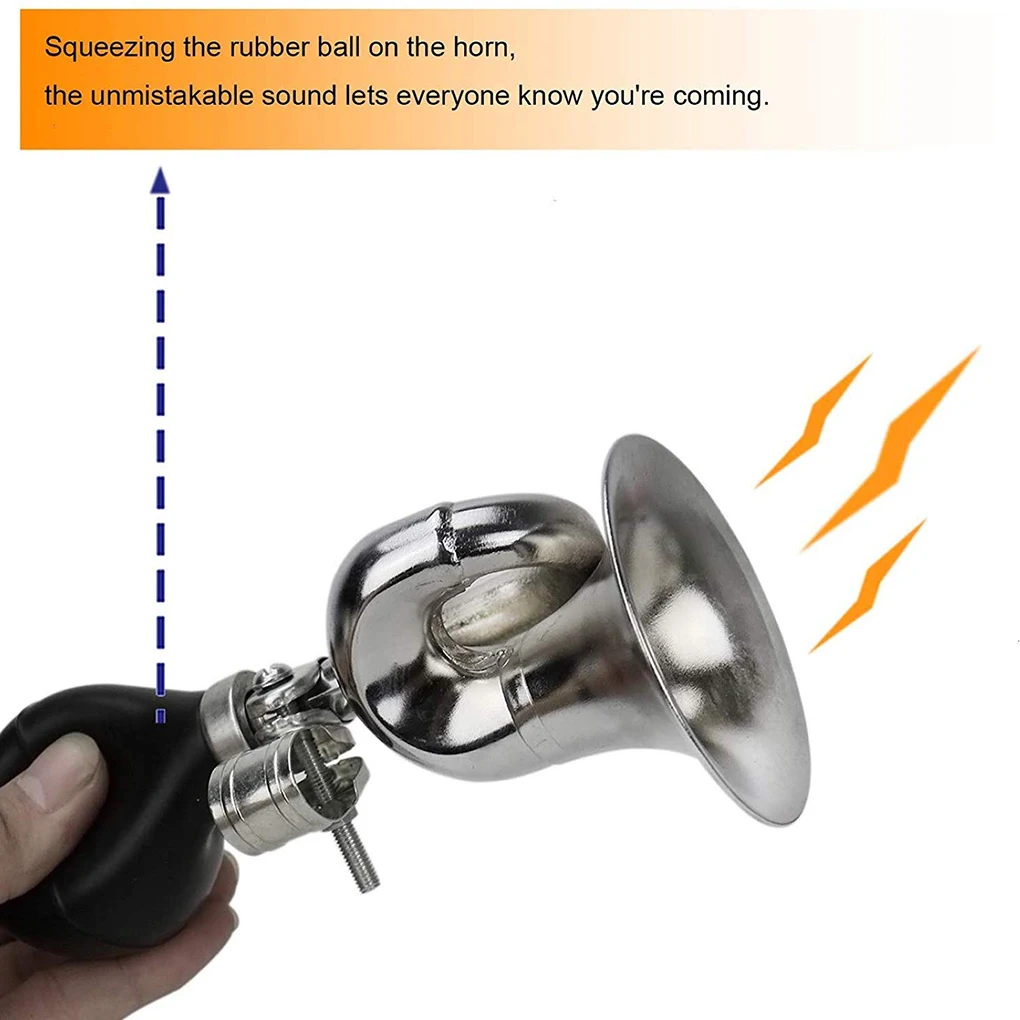 

19cm Non-Electronic Trumpet Loud Bicycle Cycle Bike Vintage Retro Bugle Hooter Horn Bell