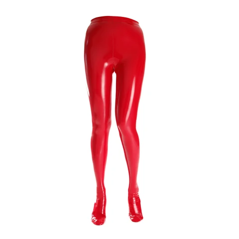 Женские сексуальные чулки, латексные чулки выше колена с аммиаком, обтягивающие чулки выше колена, женские блестящие носки из латекса, колготки для ночного клуба