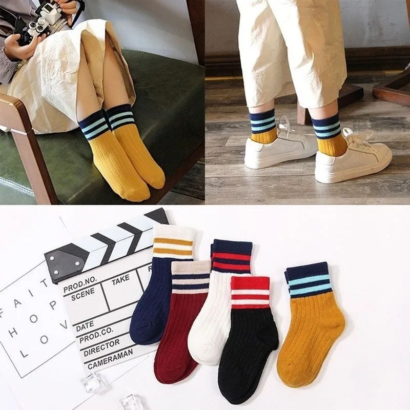 5 пар Детские хлопковые носки с мультяшным принтом|Носки| |