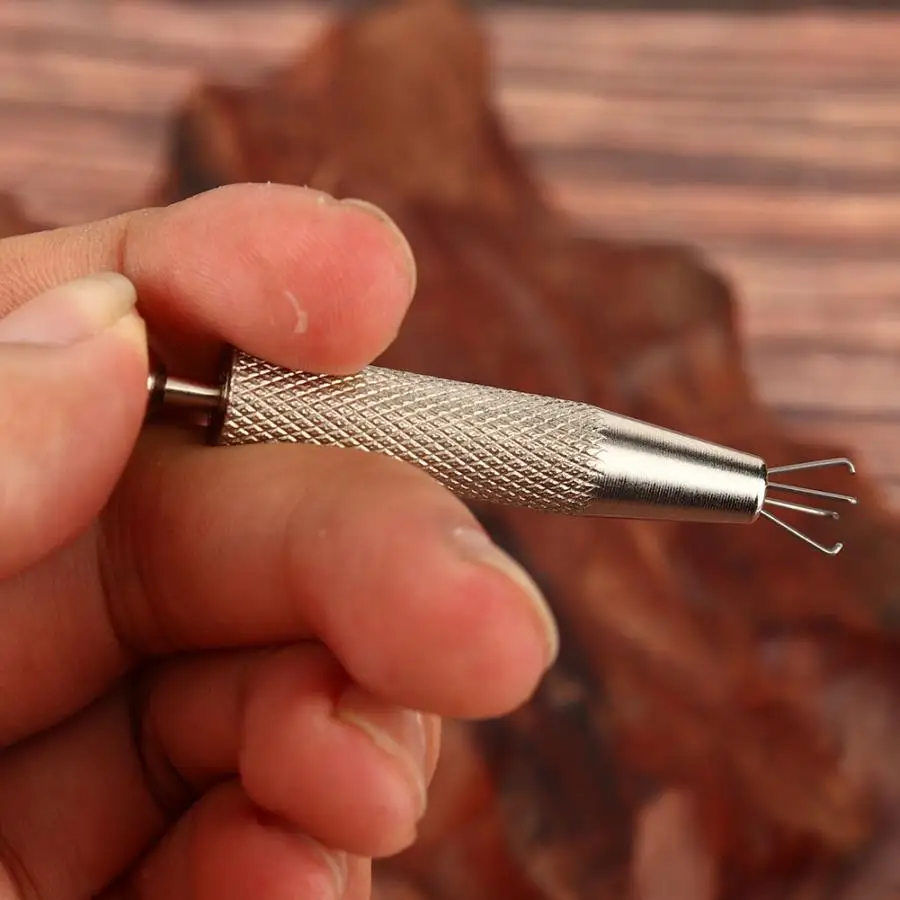 Профессиональный инструмент для уборки ювелирных изделий с 4 зубцами обработки