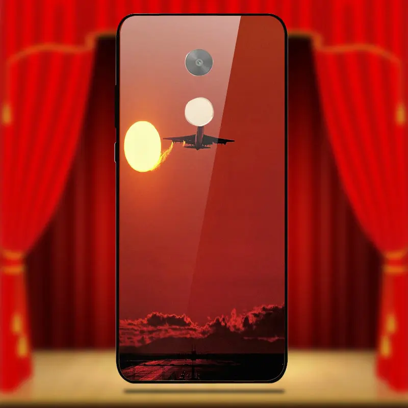 Чехол для Xiaomi Mi Redmi Note 4 4X 5 5A 7 7A 8 8A 9 SE A1 A2 Plus Lite из закаленного стекла прозрачный с