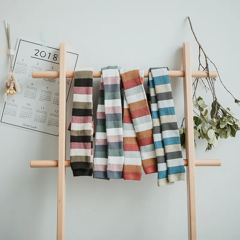 

1 Pair baby cotton Socks Spring Autumn Children Breathable Long Socks Baby Girls Knee Socks School WMS071