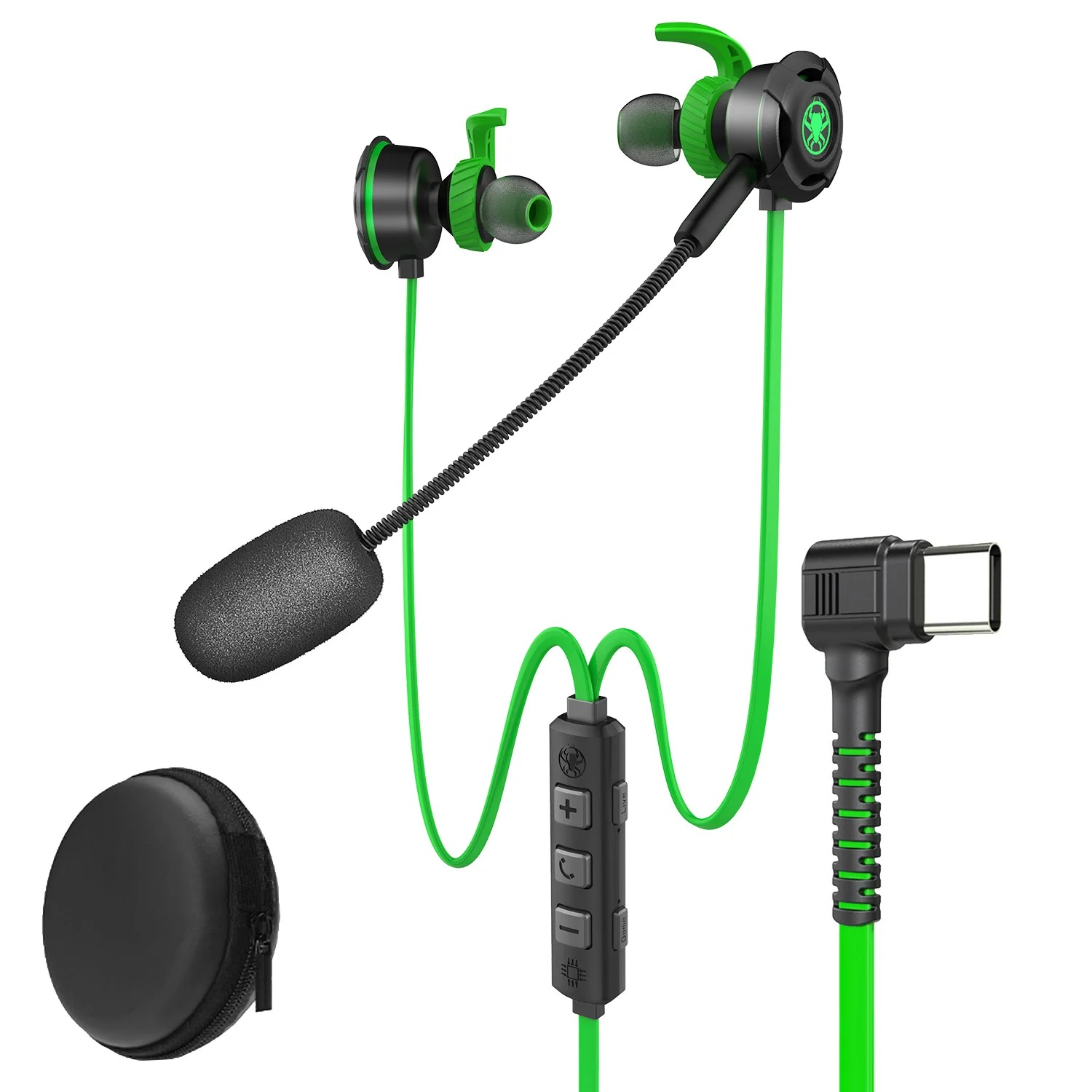 

Игровая гарнитура PLEXTONE G30 Type-C, наушники-вкладыши с супер басами и съемным длинным микрофоном