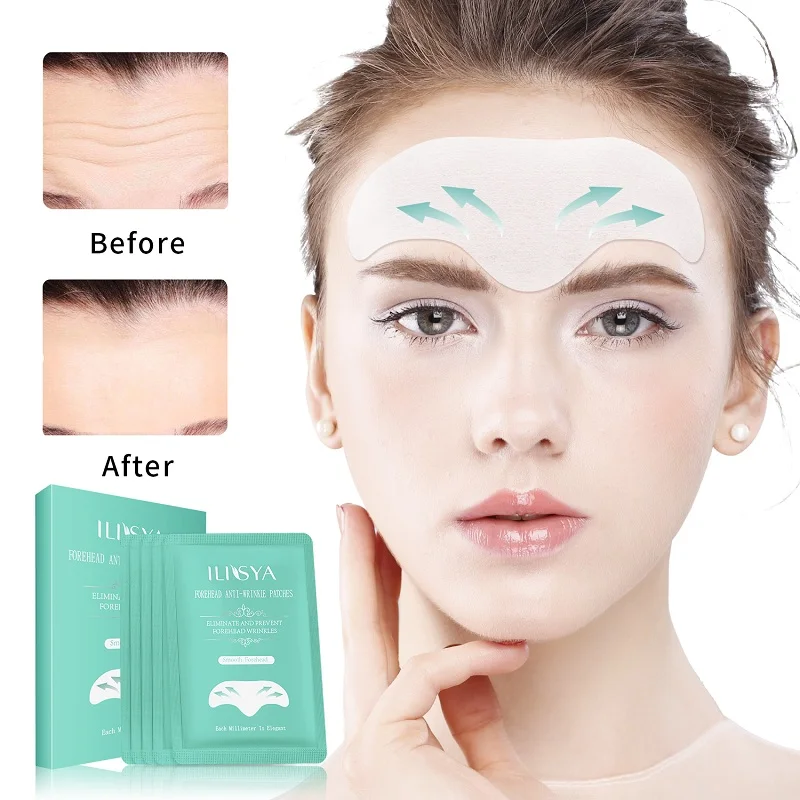 

Ilisya Forehead Anti-Wrinkle Patches Frown Lines Removal Skin Care Stickers Moisturizing Pad-10 PCs (Upgraded)