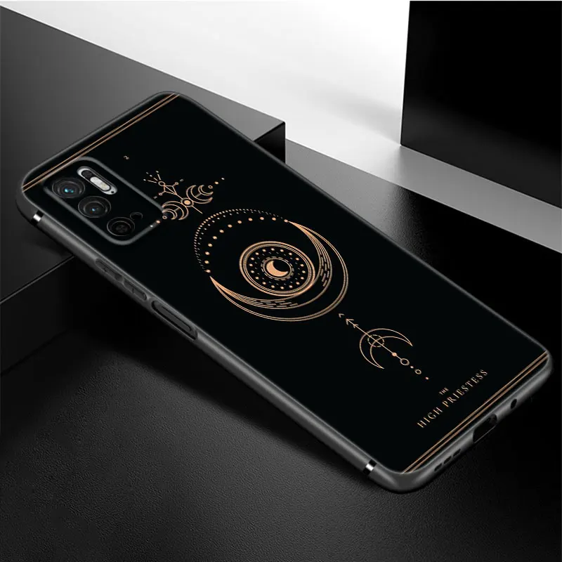 Чехол для телефона с ведьмами луной Таро загадочным тотемным рисунком Xiaomi Redmi Note