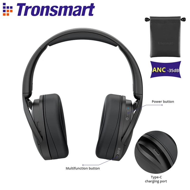 Беспроводные наушники Tronsmart Apollo Q10 гарнитура с активным шумоподавлением Bluetooth 5 0