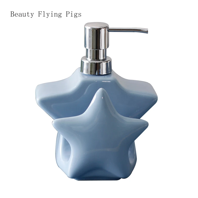 

Ceramics soap bottle Essence bottle Liquid foam Soap Dispenser Kitchen hand wash dispenser shampoo bottle Bathroom Accessories