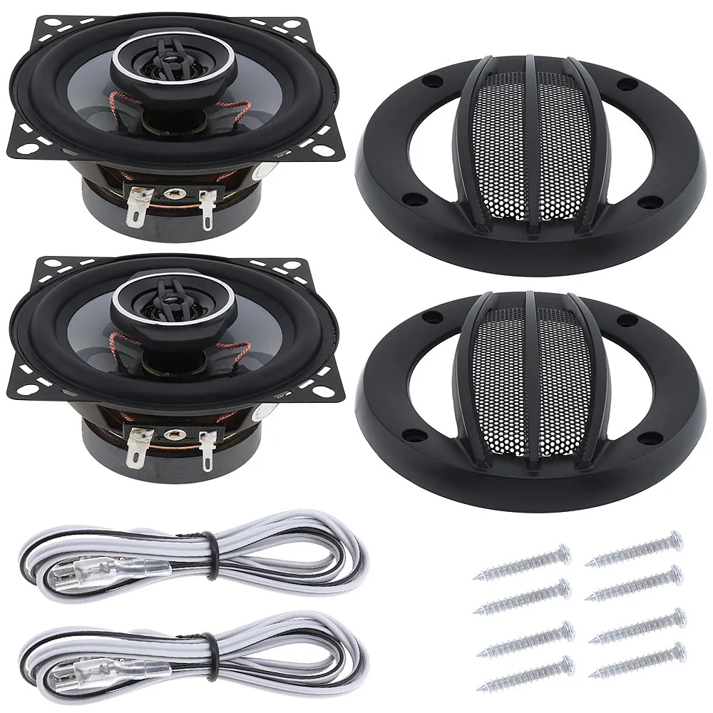 

2pcs 4 Inch 220W Car Coaxial Speaker Vehicle Door Auto Audio Music Stereo Full Range Frequency Car Loudspeaker HiFi Speaker