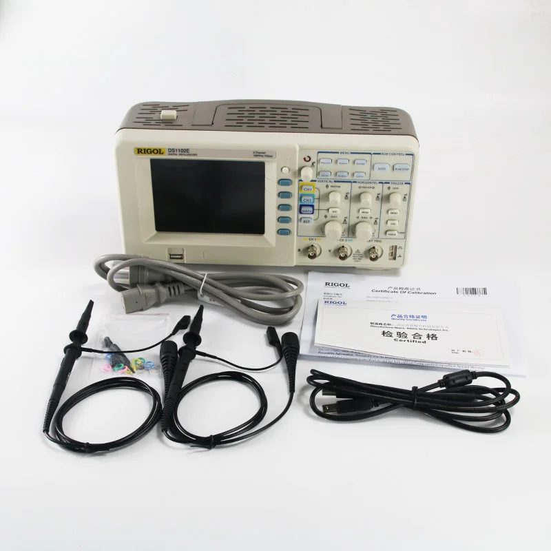 Цифровой осциллограф RIGOL DS1102E 100 МГц 2 аналоговых канала полоса пропускания лучше