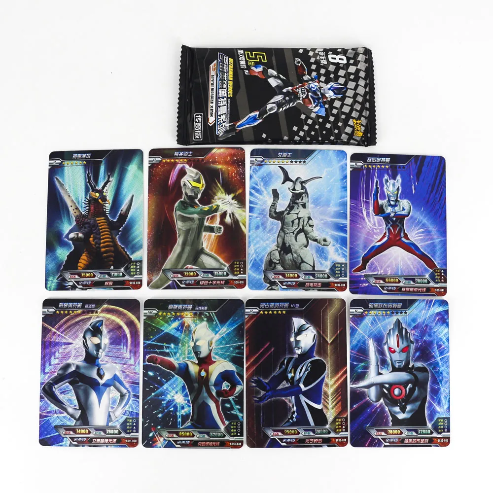 Лидер продаж блестящая карта Ultraman высококачественные настольные игры игрушки 8 80