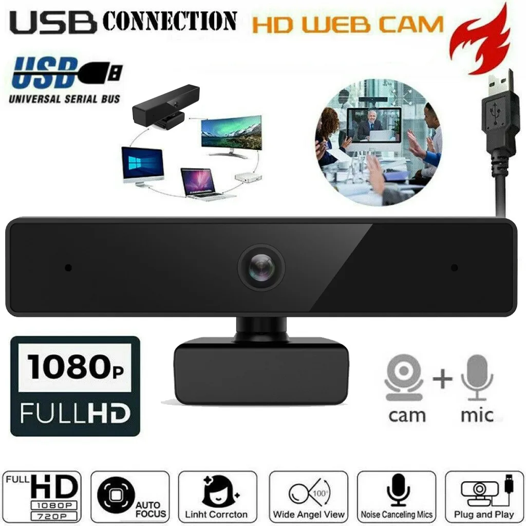 1080P Новая USB 2 0 веб-камера HD 16M мегапикселей вебкамера с микрофоном для компьютера